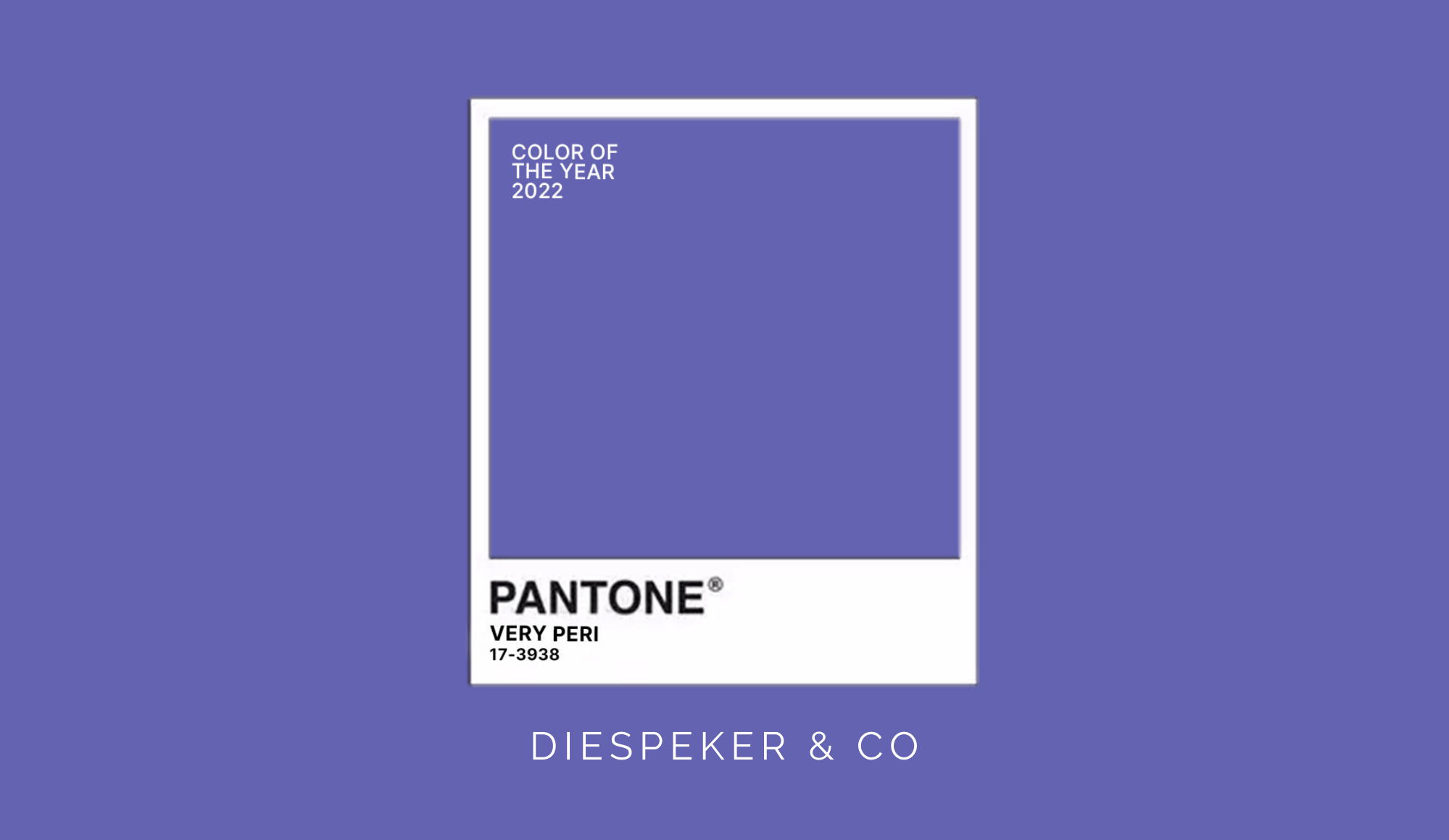 Pantone colour of 2022 - Diespeker & Co
